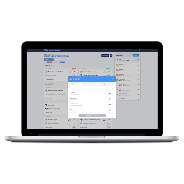 Payment tracker on desktop